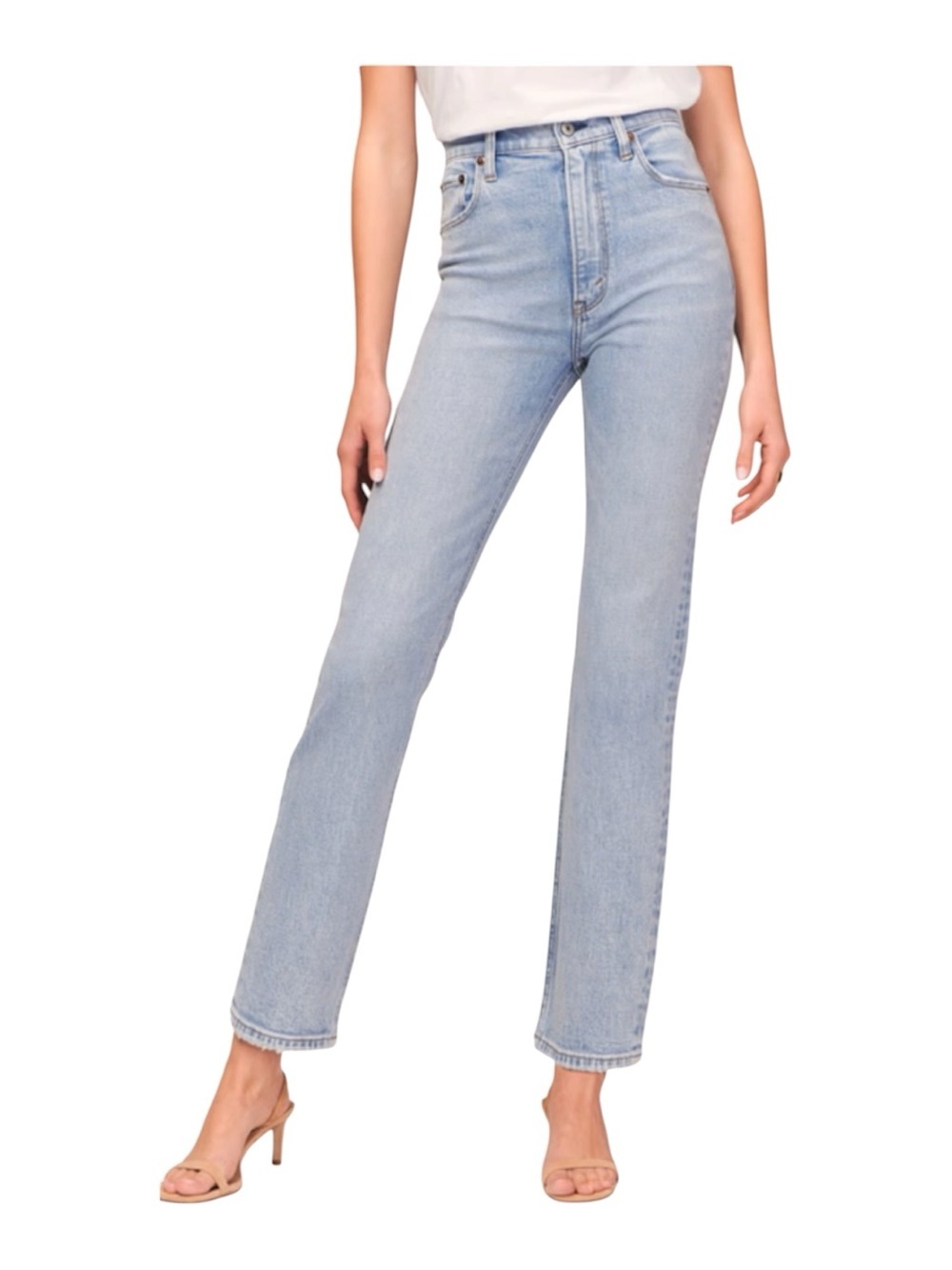 Abercrombie & Fitch Ultra Highrise Ankle straight jeans